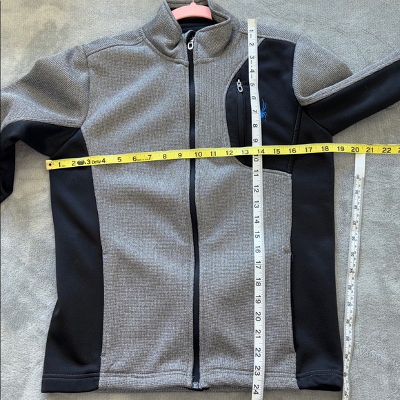 Spyder fleece full zip jacket kids boys L 14/16 - Picture 6 of 10
